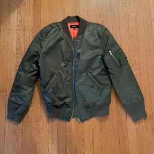 Lulus green bomber jacket